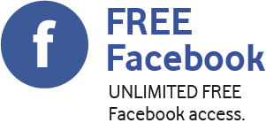 FREE Facebook, UNLIMITED FREE Facebook access.